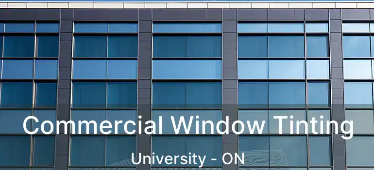  Commercial Window Tinting University - ON