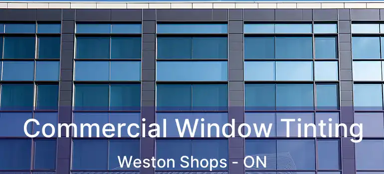  Commercial Window Tinting Weston Shops - ON