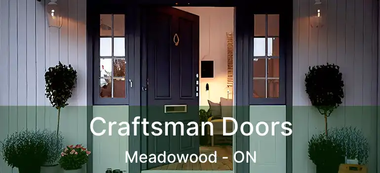  Craftsman Doors Meadowood - ON