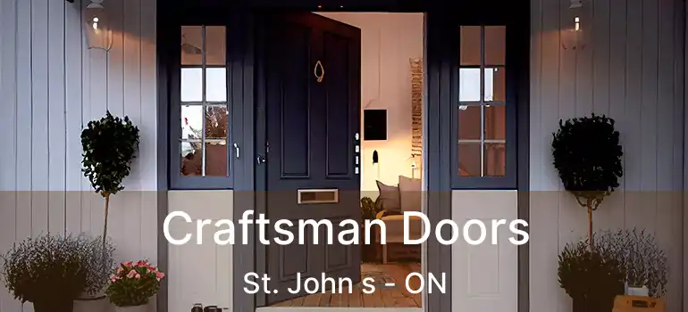  Craftsman Doors St. John s - ON