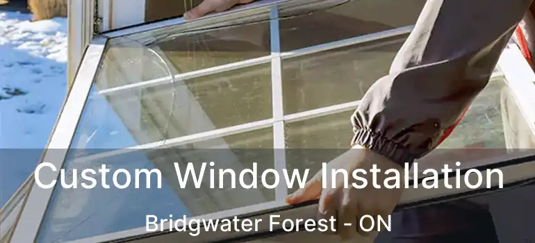  Custom Window Installation Bridgwater Forest - ON