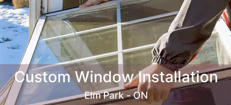  Custom Window Installation Elm Park - ON