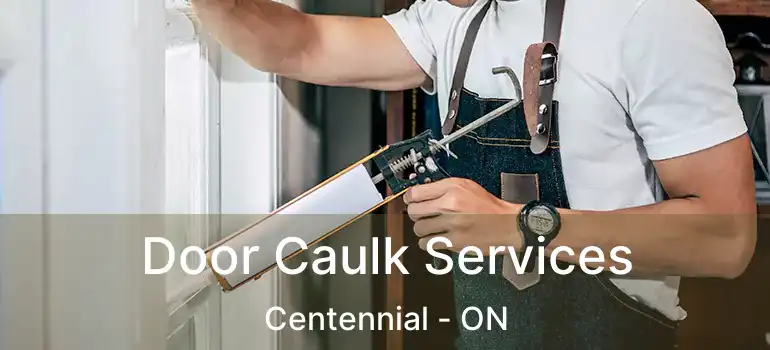  Door Caulk Services Centennial - ON