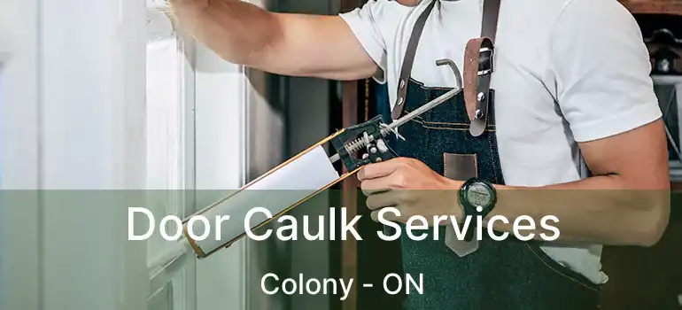  Door Caulk Services Colony - ON