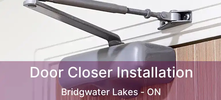  Door Closer Installation Bridgwater Lakes - ON