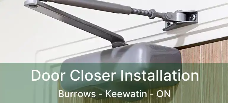  Door Closer Installation Burrows - Keewatin - ON
