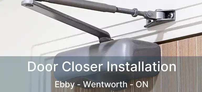  Door Closer Installation Ebby - Wentworth - ON