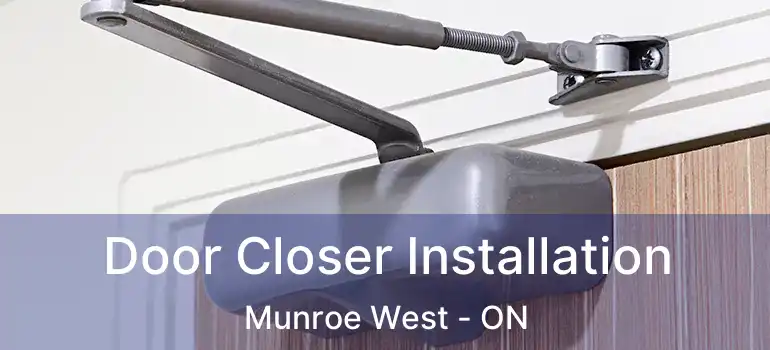  Door Closer Installation Munroe West - ON