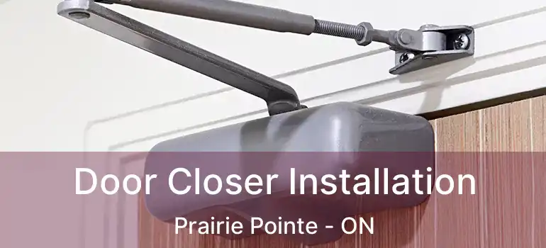  Door Closer Installation Prairie Pointe - ON