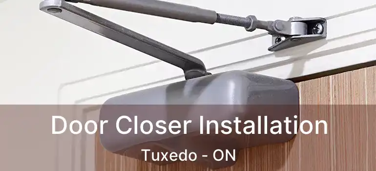  Door Closer Installation Tuxedo - ON