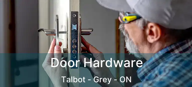  Door Hardware Talbot - Grey - ON