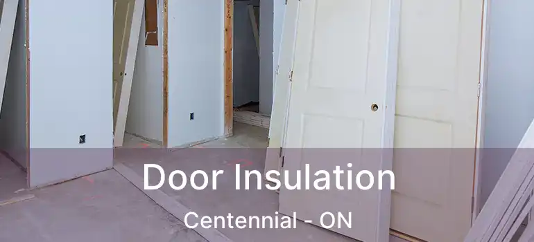  Door Insulation Centennial - ON