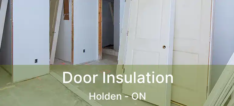  Door Insulation Holden - ON
