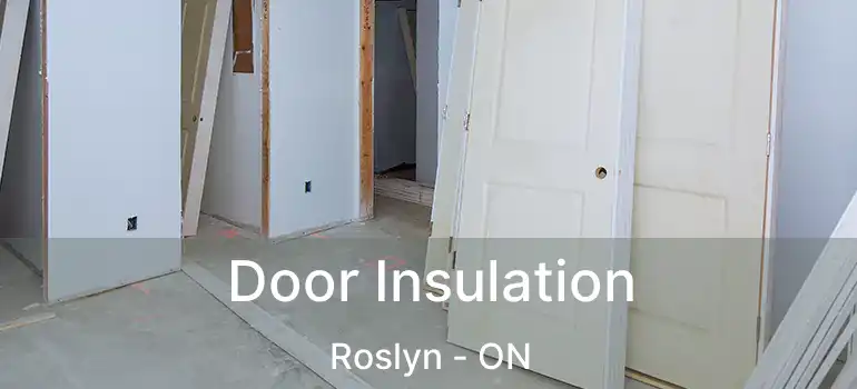  Door Insulation Roslyn - ON