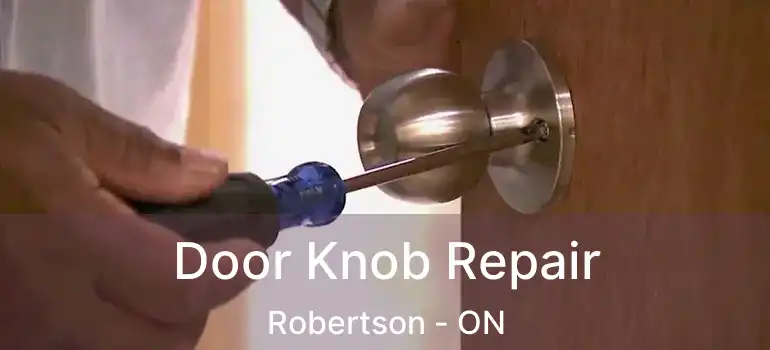  Door Knob Repair Robertson - ON
