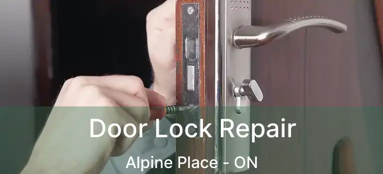  Door Lock Repair Alpine Place - ON