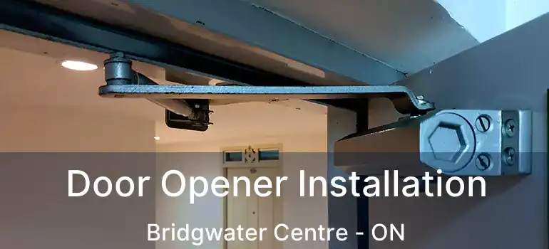  Door Opener Installation Bridgwater Centre - ON