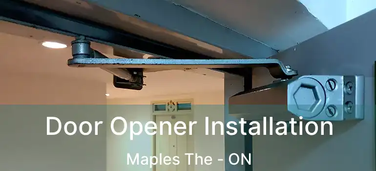 Door Opener Installation Maples The - ON
