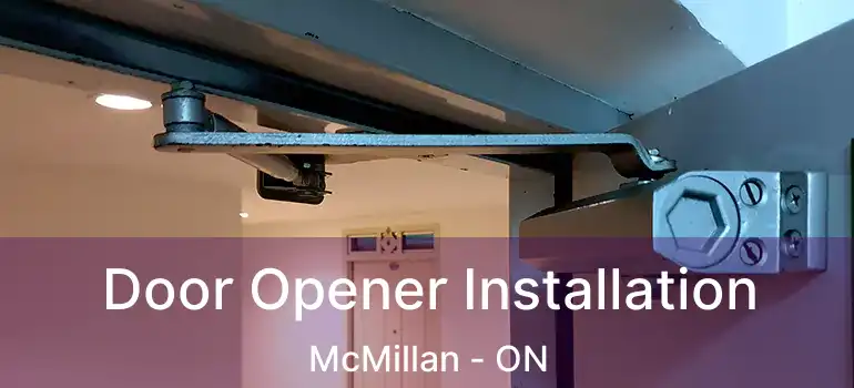  Door Opener Installation McMillan - ON