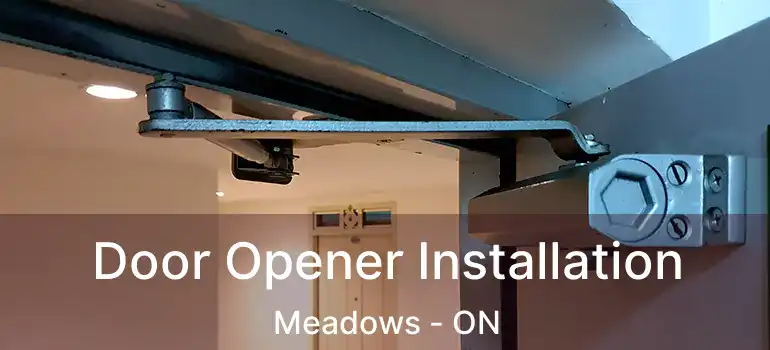  Door Opener Installation Meadows - ON