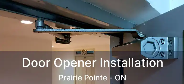  Door Opener Installation Prairie Pointe - ON