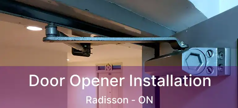  Door Opener Installation Radisson - ON