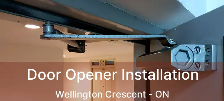  Door Opener Installation Wellington Crescent - ON