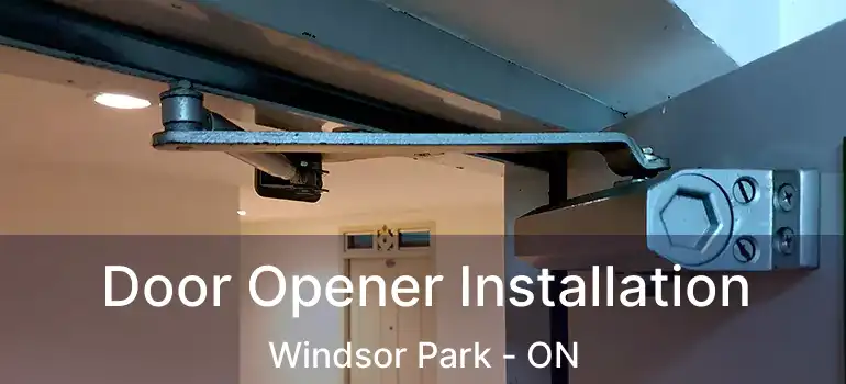 Door Opener Installation Windsor Park - ON