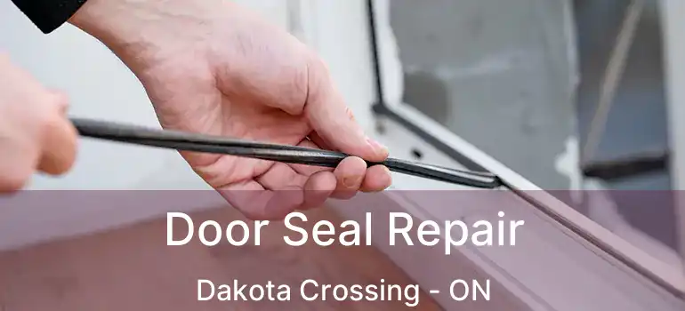  Door Seal Repair Dakota Crossing - ON
