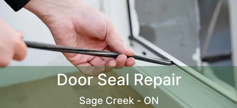  Door Seal Repair Sage Creek - ON