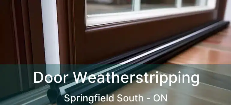  Door Weatherstripping Springfield South - ON