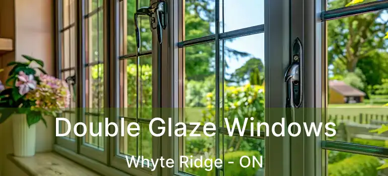  Double Glaze Windows Whyte Ridge - ON