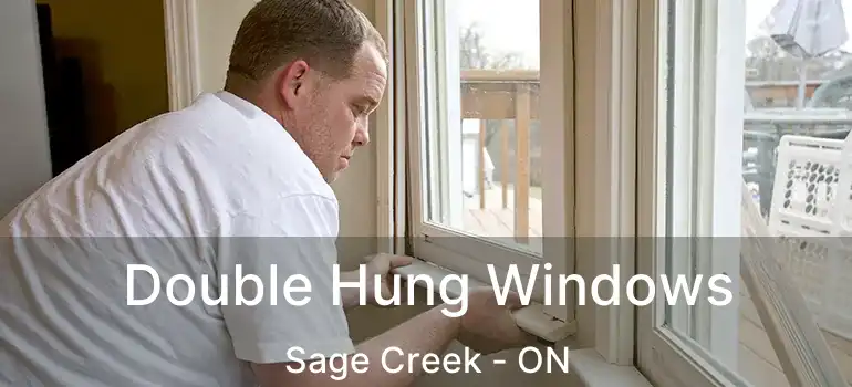  Double Hung Windows Sage Creek - ON