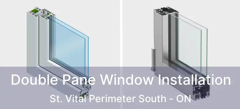  Double Pane Window Installation St. Vital Perimeter South - ON