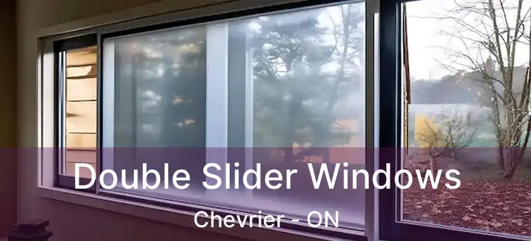 Double Slider Windows Chevrier - ON