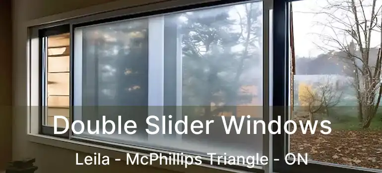  Double Slider Windows Leila - McPhillips Triangle - ON