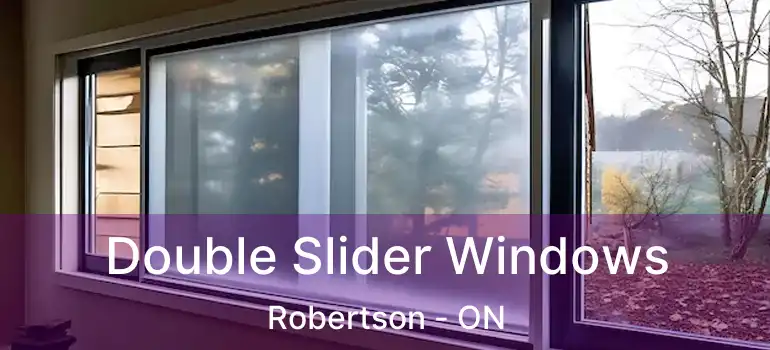  Double Slider Windows Robertson - ON