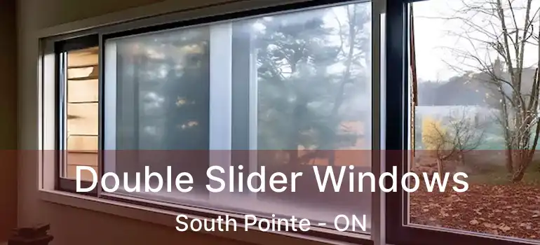  Double Slider Windows South Pointe - ON