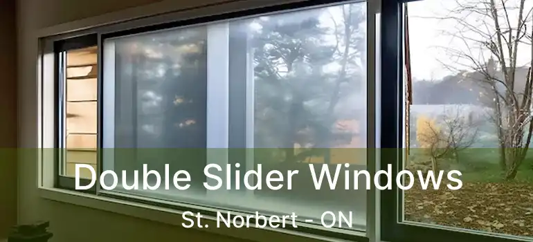  Double Slider Windows St. Norbert - ON