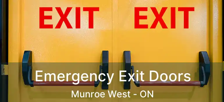  Emergency Exit Doors Munroe West - ON