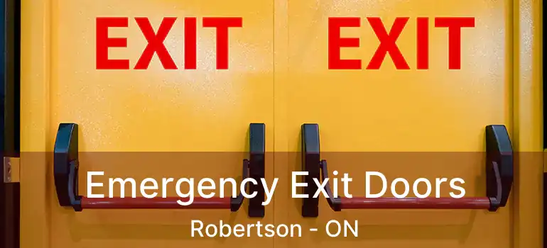  Emergency Exit Doors Robertson - ON