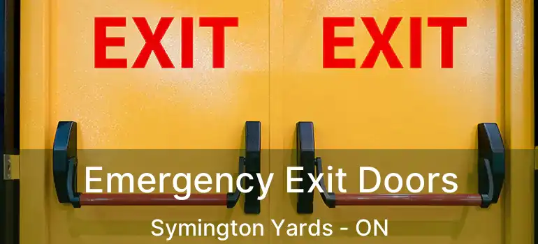  Emergency Exit Doors Symington Yards - ON