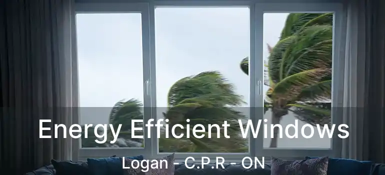  Energy Efficient Windows Logan - C.P.R - ON