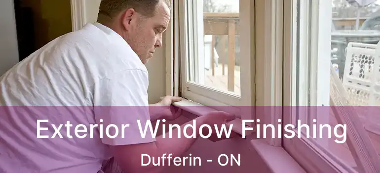  Exterior Window Finishing Dufferin - ON