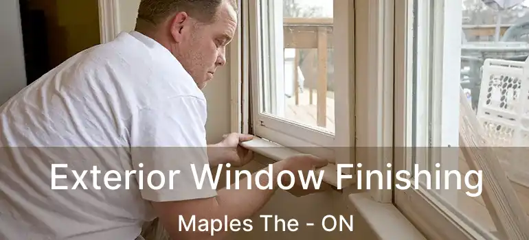  Exterior Window Finishing Maples The - ON