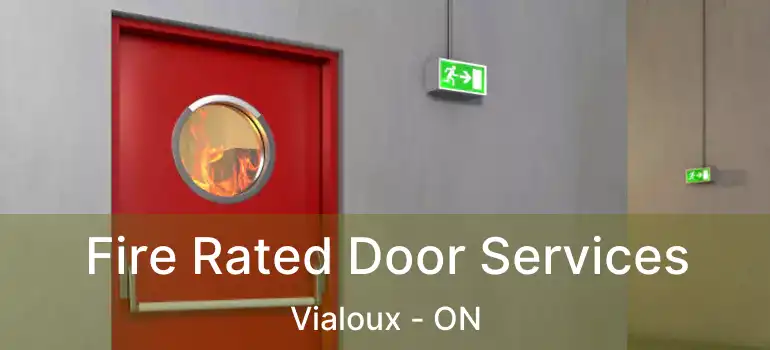  Fire Rated Door Services Vialoux - ON