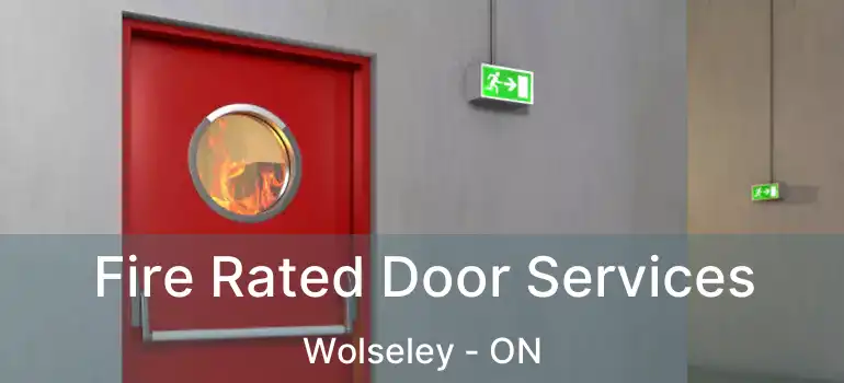  Fire Rated Door Services Wolseley - ON