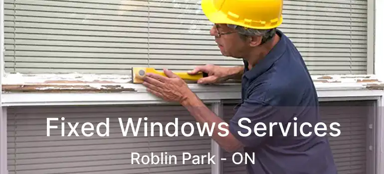  Fixed Windows Services Roblin Park - ON