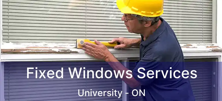  Fixed Windows Services University - ON