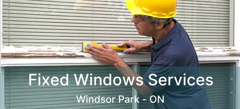  Fixed Windows Services Windsor Park - ON